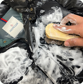 ダウンの手洗いイメージ